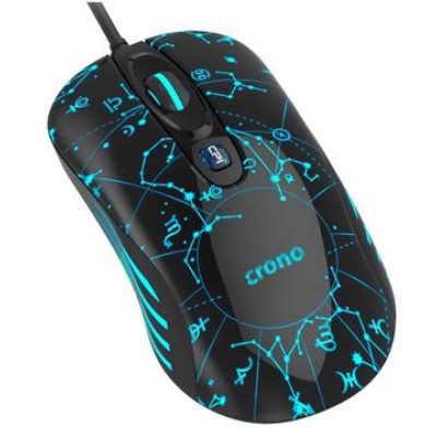 Crono OP-636B - herní laserová myš, 3200 DPI