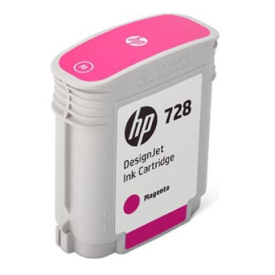 Originální inkoust HP F9J62A (728), purpurový, 40 ml