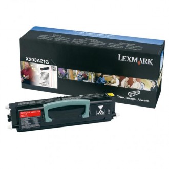 Toner Lexmark X203A21G na 2500 stran