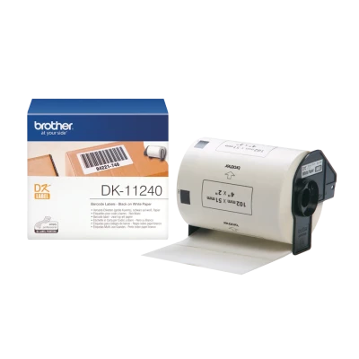 Brother papírové štítky 102mm x 51mm, bílá, 600 ks, DK-11240, pro tiskárny řady QL