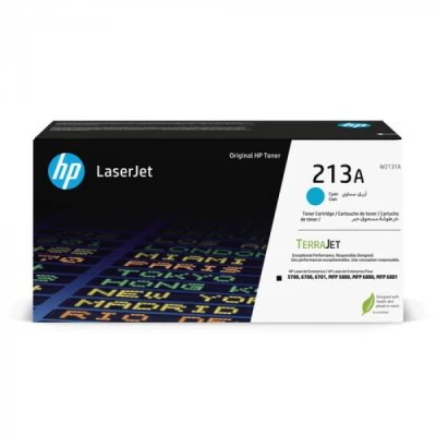 Originální toner HP W2131A (213A), azurový, 3000 stran