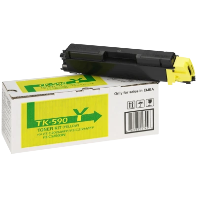 Originální toner Kyocera TK-590Y (1T02KVANL0), žlutý, 5000 stran