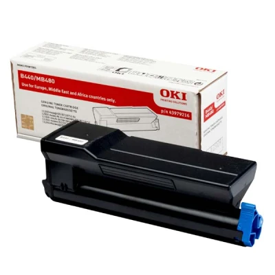 Originální toner Oki B440 (43979216), černý, 12000 stran