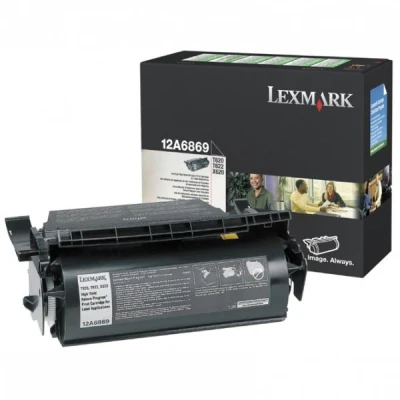 Originální toner Lexmark 12A6869, černý, 10000 stran