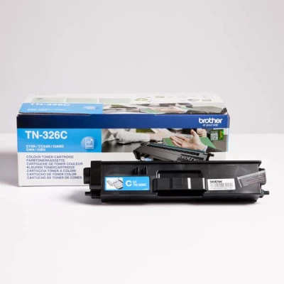 Originální toner Brother TN-326C, azurový, 3500 stran